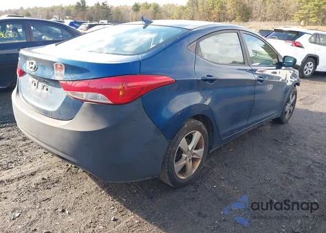 2013 Hyundai Elantra Gls from USA, damaged, VIN KMHDH4AE5DU985451